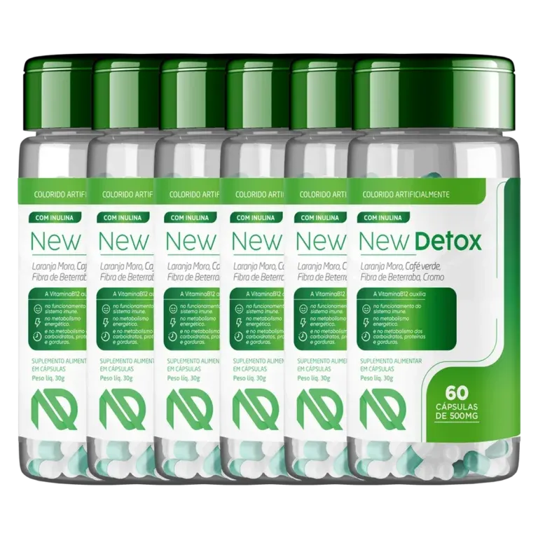 Novo New Detox 6 Pote