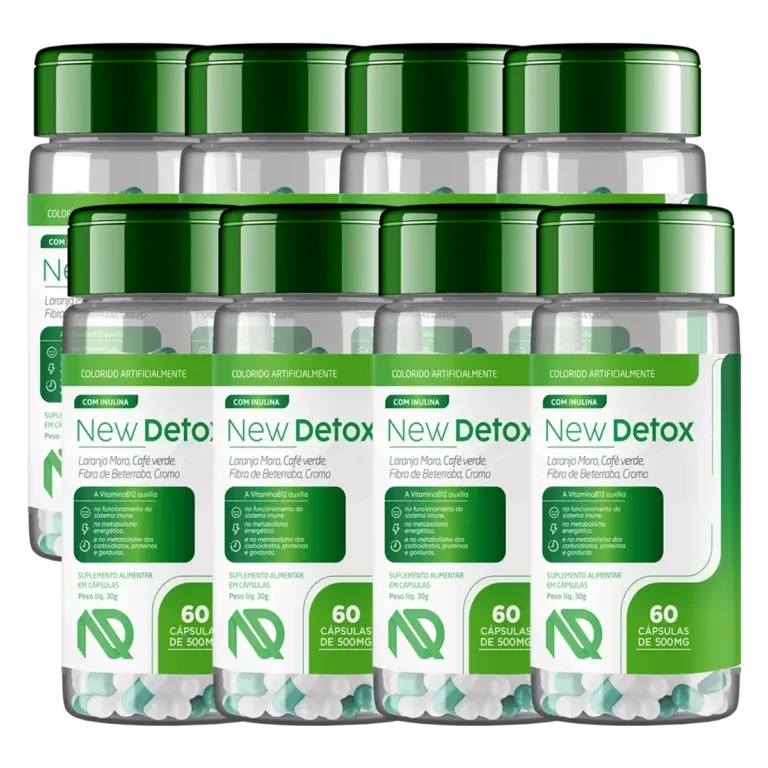 Novo New Detox 8 Pote