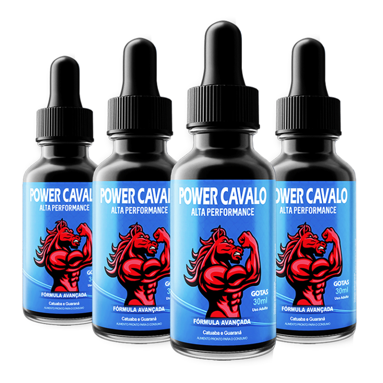 Power Cavalo Gotas 4 Frasco